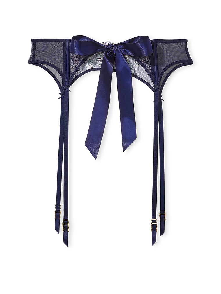 Victoria's Secret, Dream Angels Strumpfgürtel mit schmucksteinverzierter Stickerei, offModelBack, 5 of 5