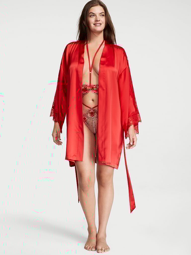 Victoria's Secret, Very Sexy Rose & Bows Körbchenloser Body, onModelSide, 3 of 4