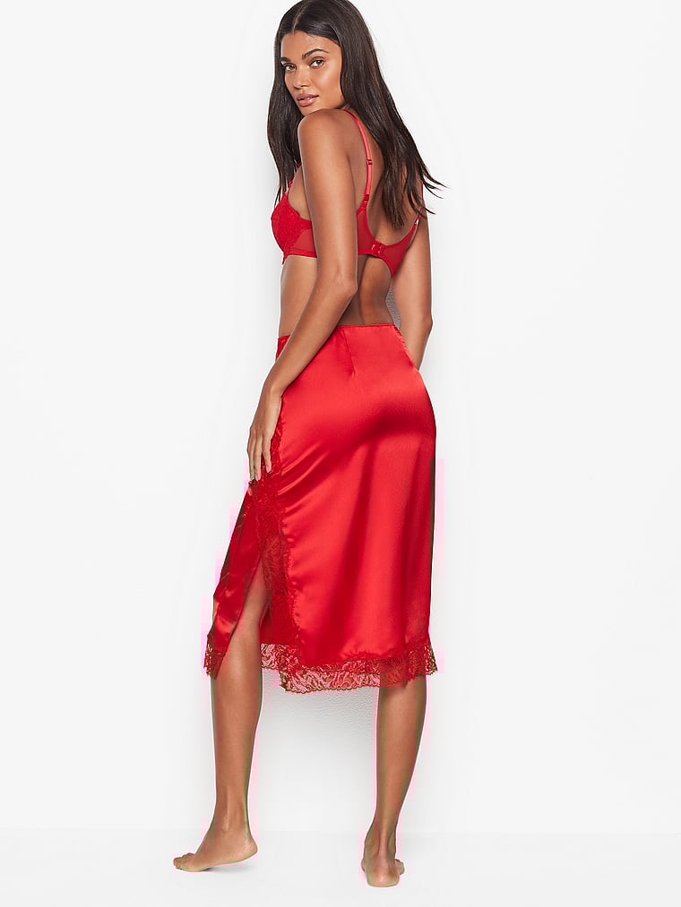 Victoria's Secret,  Rock mit seitlichem Knopfverschluss, onModelBack, 2 of 3