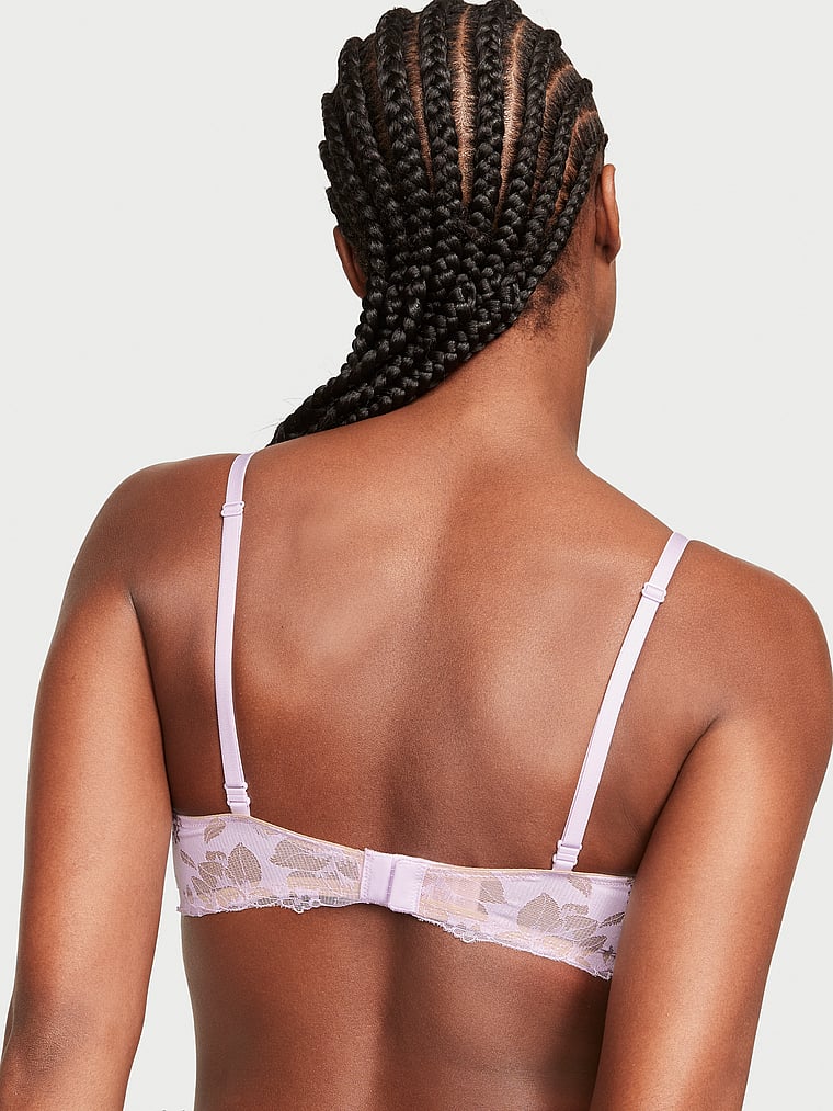 Victoria's Secret, Victoria's Secret Bare Angelight Freizeit-BH aus Spitze mit U-Ausschnitt, onModelBack, 2 of 3