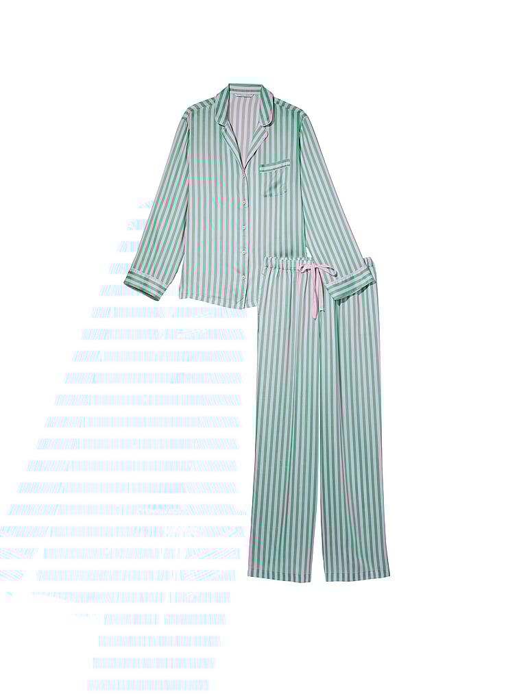 Victoria's Secret, Victoria's Secret Langer Pyjama aus TENCEL™, offModelFront, 3 of 4