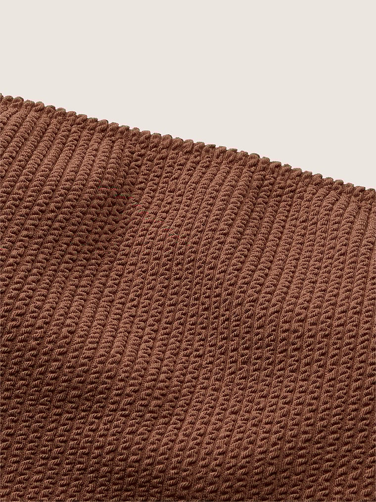 PINK Bandeau-Bikinioberteil mit Crinkle-Effekt, detail, 6 of 6