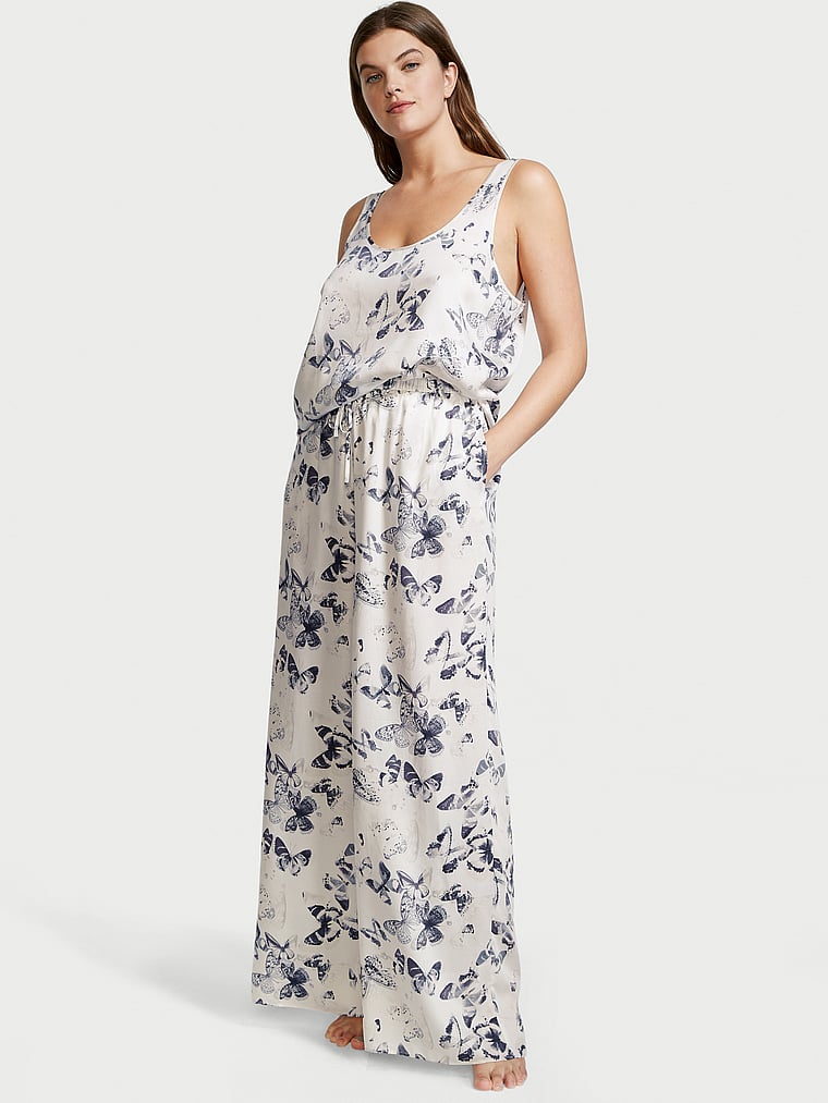 Victoria's Secret, Victoria's Secret Pyjama mit weitem Bein aus TENCEL™, onModelFront, 1 of 3