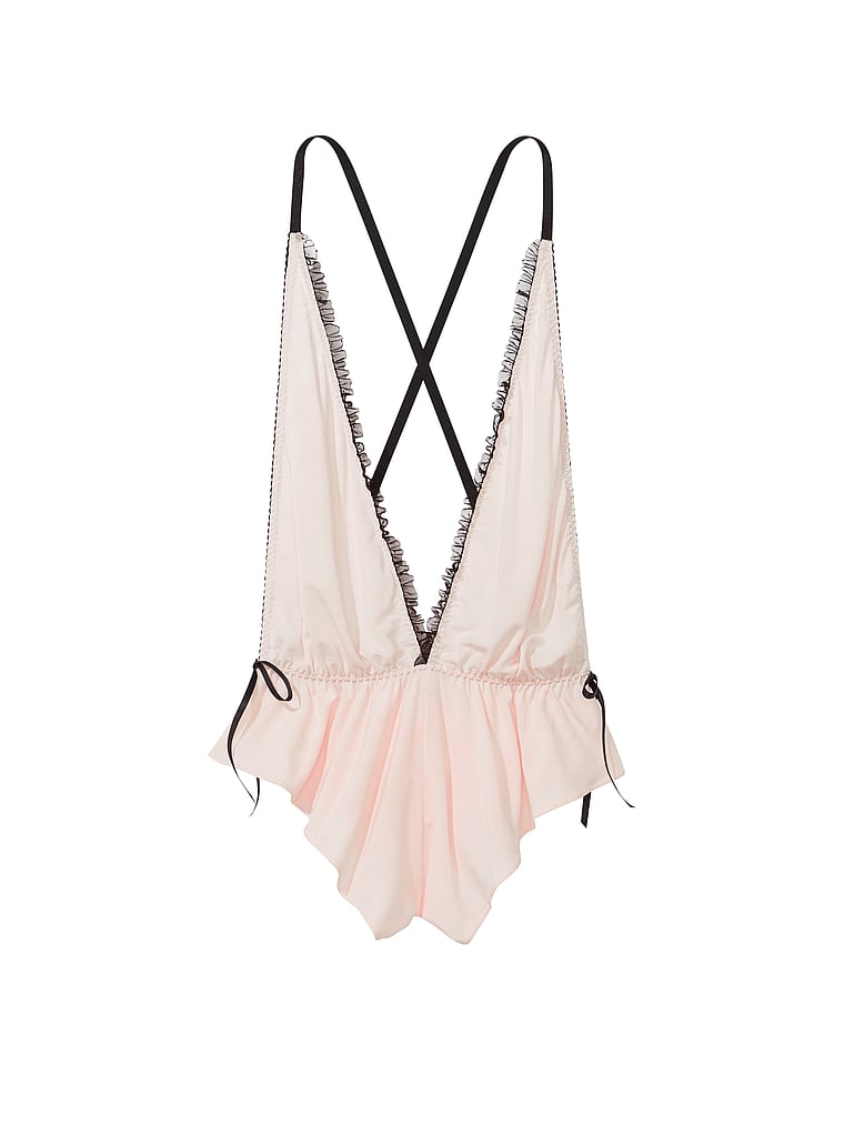 Victoria's Secret, Victoria's Secret Einteiler aus Modal mit V-Ausschnitt, offModelFront, 3 of 3