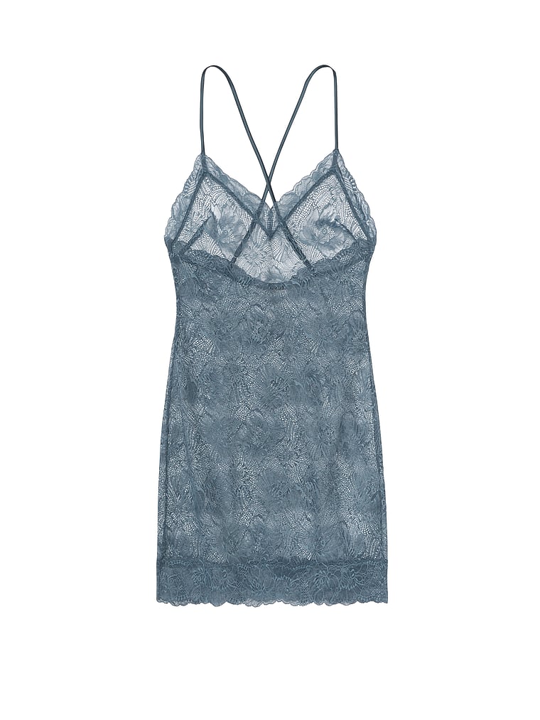 Victoria's Secret, Victoria's Secret Negligé aus transparenter Spitze, offModelFront, 3 of 3