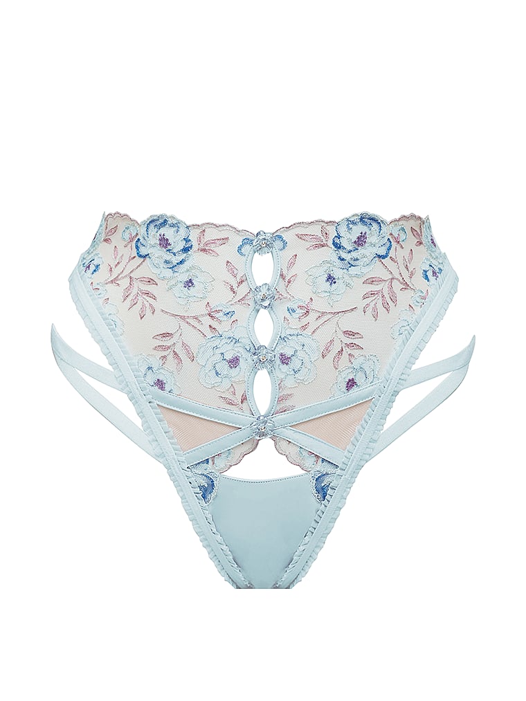 Victoria's Secret, For Love & Lemons Sorbet Rose Cheeky-Höschen, offModelFront, 4 of 6
