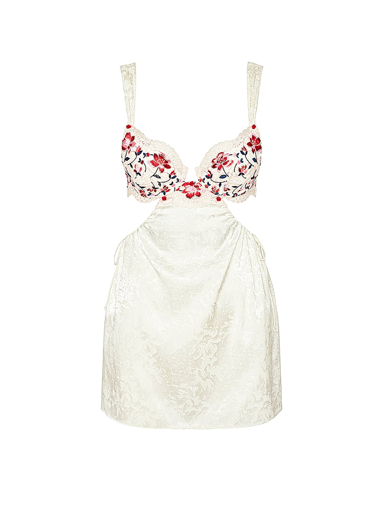 Victoria's Secret, For Love & Lemons Festival Rose Dress, offModelFront, 4 of 6