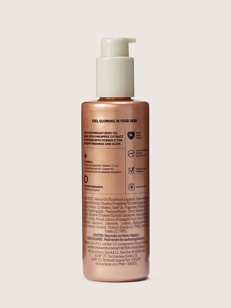 Victoria's Secret, Körperpflege Honey Pineapple Strahlender Körperglanz, offModelBack, 2 of 3