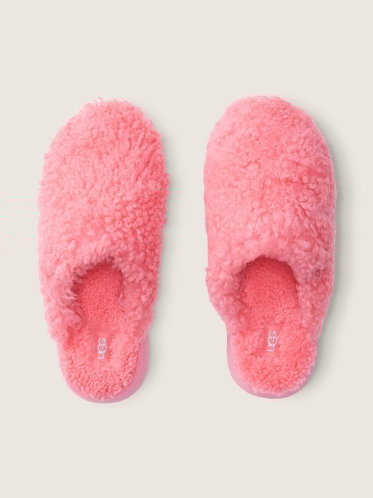 UGG® Maxi Curly Plateauschuhe, offModelBack, 2 of 3