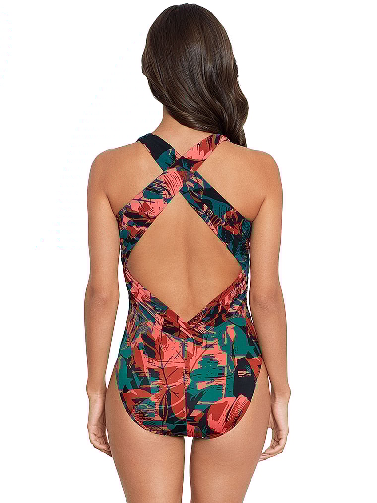 Victoria's Secret, Magicsuit Livin' Lush Nico Einteiliger Badeanzug, onModelBack, 2 of 3