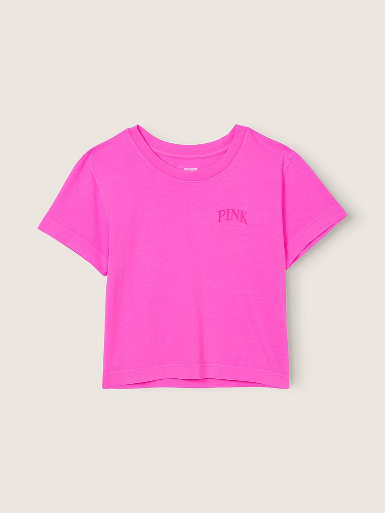 PINK T-Shirt aus Baumwolle, offModelFront, 4 of 4