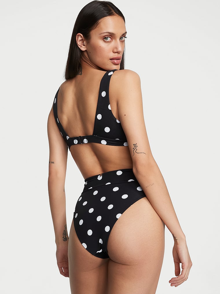 Victoria's Secret, Victoria's Secret Swim Bikinioberteil mit tiefem Ausschnitt zum Kombinieren, onModelBack, 2 of 3