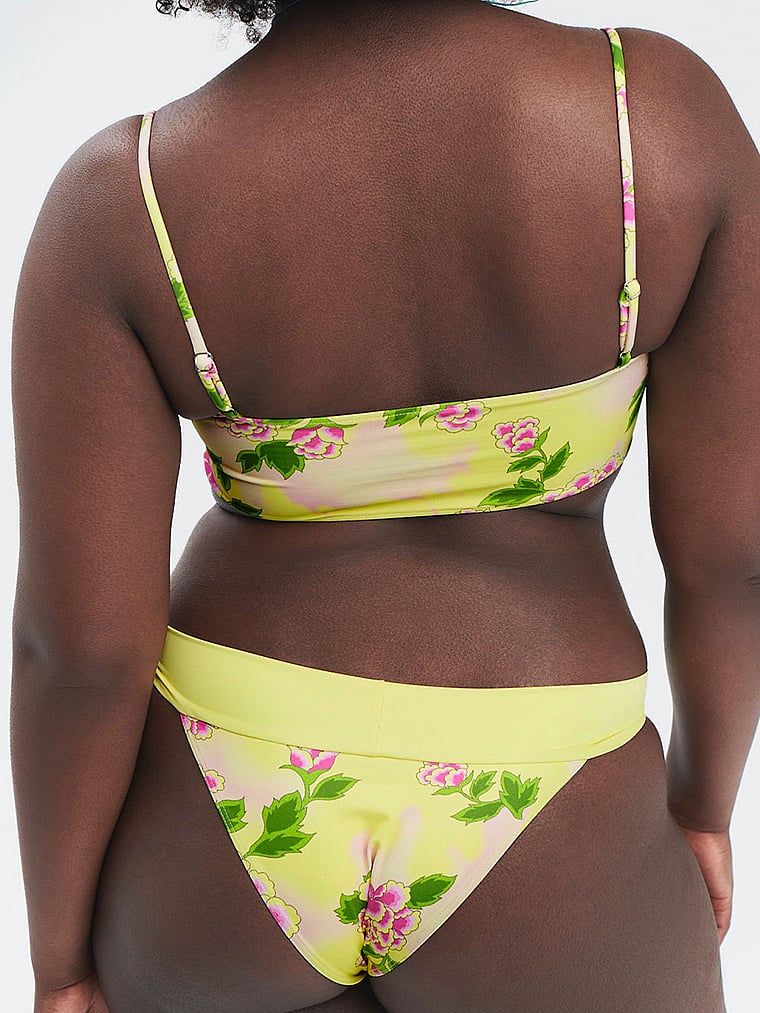 Victoria's Secret, Frankies Bikinis Nick Cheeky-Bikinihose mit Blumenmuster, onModelBack, 2 of 3
