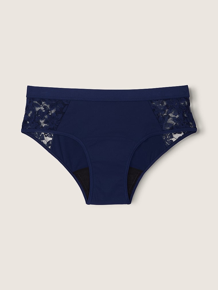 PINK Perioden-Hipster mit Spitze, offModelFront, 4 of 5