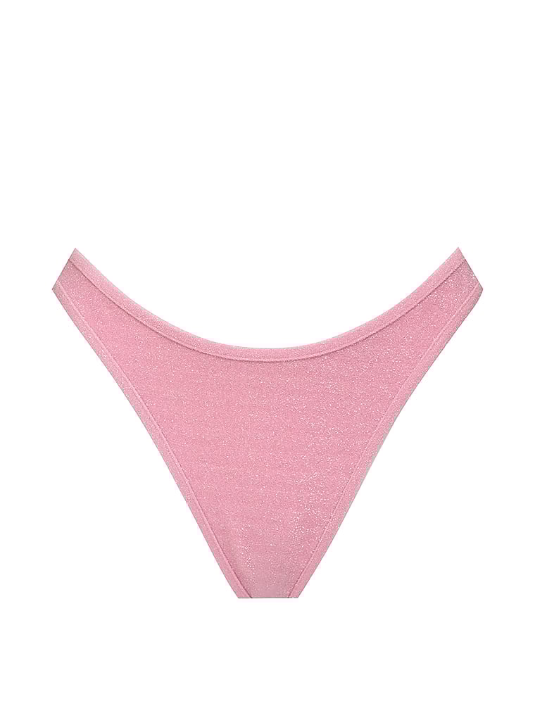 Victoria's Secret, For Love & Lemons Tiana Bikinihose mit Glanz, offModelFront, 3 of 3