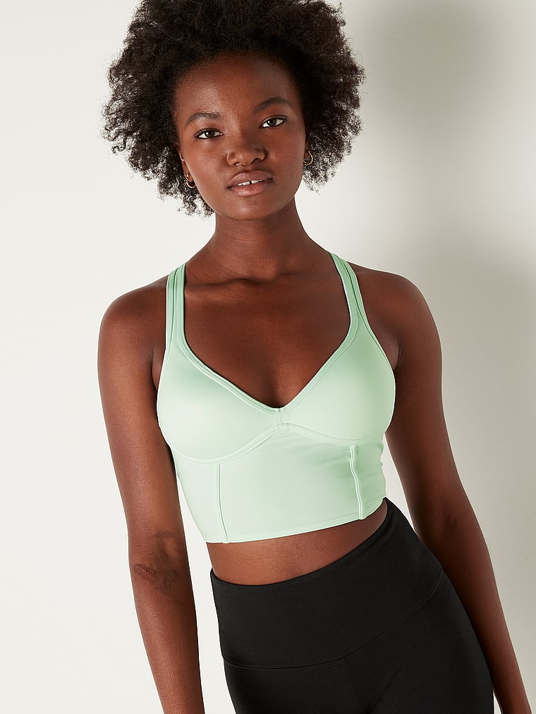 PINK Ultimate Push-up-Sport-Bustier, onModelFront, 1 of 4