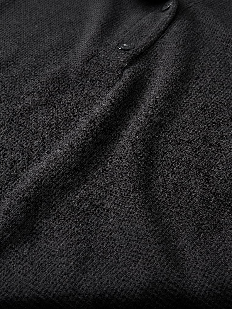 Victoria's Secret, Victoria's Secret Glow Henley und Jogger mit Waffelmuster im Set, detail, 4 of 4