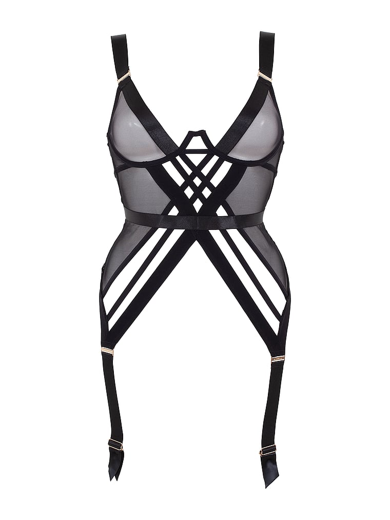 Victoria's Secret, BLUEBELLA Sawyer Ungefüttertes Mieder, offModelFront, 4 of 5