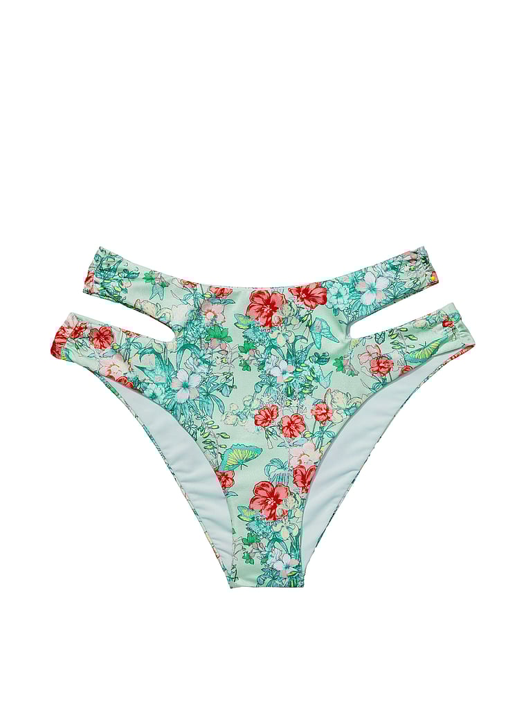 Victoria's Secret, Victoria's Secret Swim Cheeky-Bikinihose mit hohem Bund und Wickeldesign, offModelFront, 3 of 3
