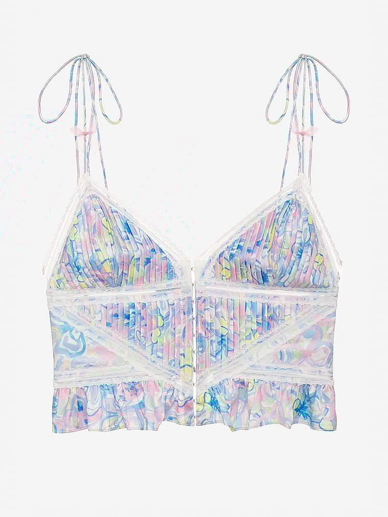 Victoria's Secret, For Love & Lemons Midsummer Korsett-Oberteil mit Blumenmuster, offModelFront, 4 of 4