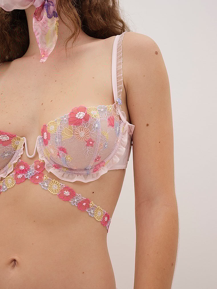 Victoria's Secret, For Love & Lemons Greenhouse Garden Bügel-BH, onModelSide, 3 of 6