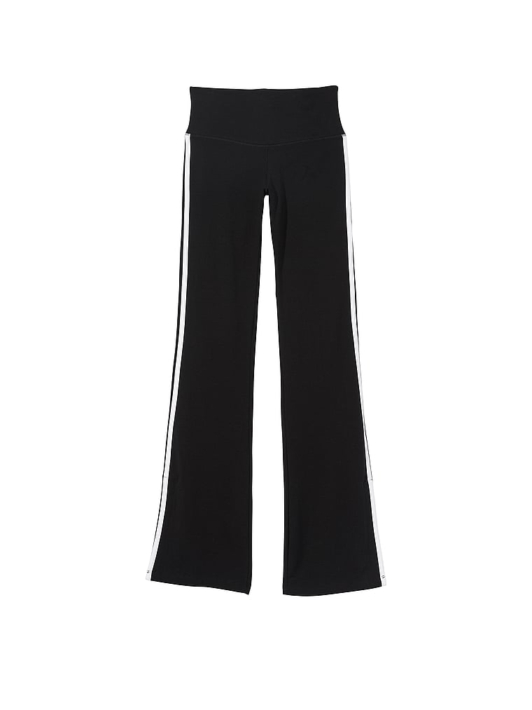 Victoria's Secret, VSX Ausgestellte Leggings aus Baumwolle mit hohem Bund, offModelFront, 4 of 4