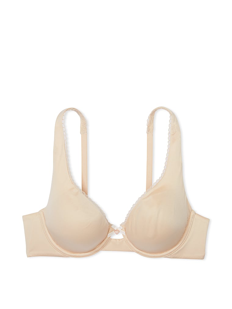 Victoria's Secret, Body by Victoria The Fabulous by Victoria’s Secret Full-Cup Bra, Marzipan, offModelFront, 3 of 3