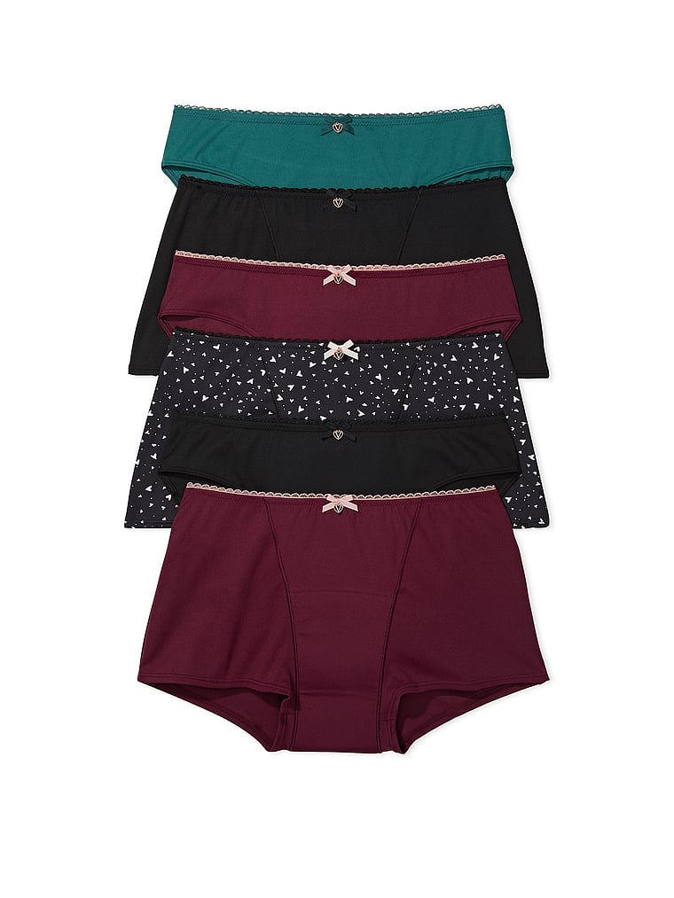 Victoria's Secret, Body by Victoria Glatte Perioden-Höschen in unterschiedlichen Silhouetten im 6er-Pack, offModelFront, 1 of 1
