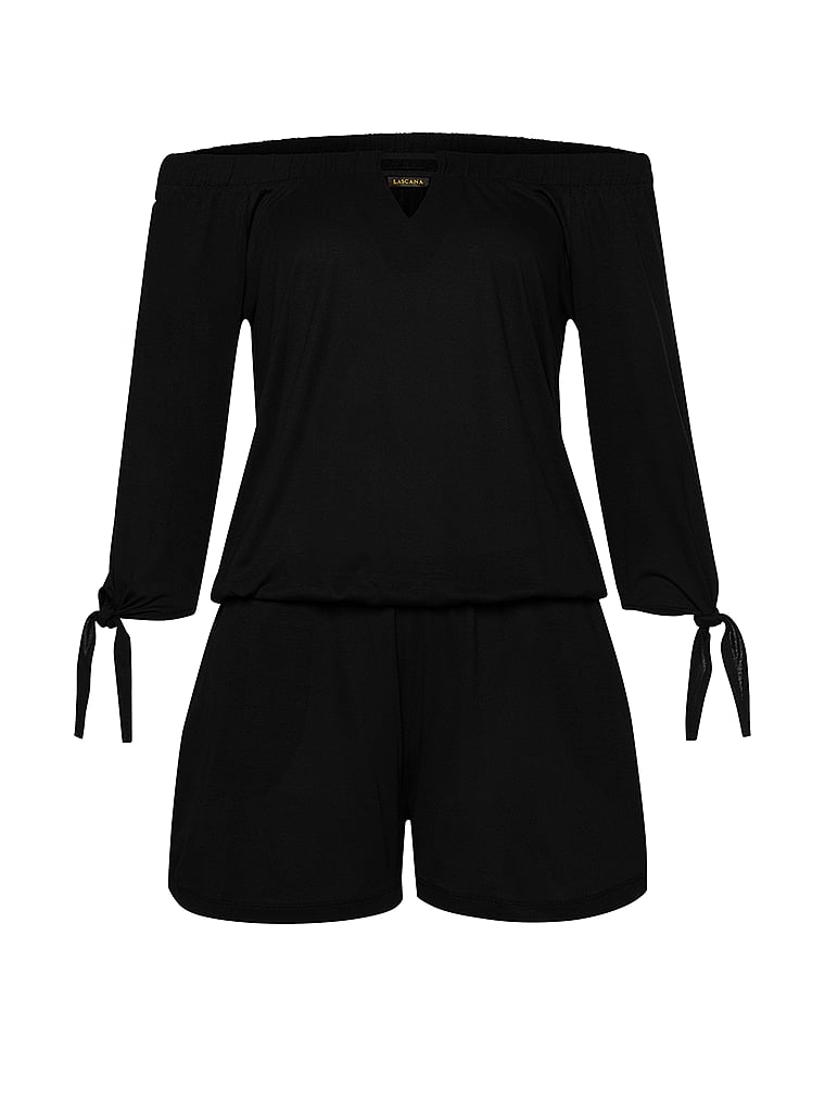 Victoria's Secret, Lascana Schulterfreier Einteiler, offModelFront, 2 of 2