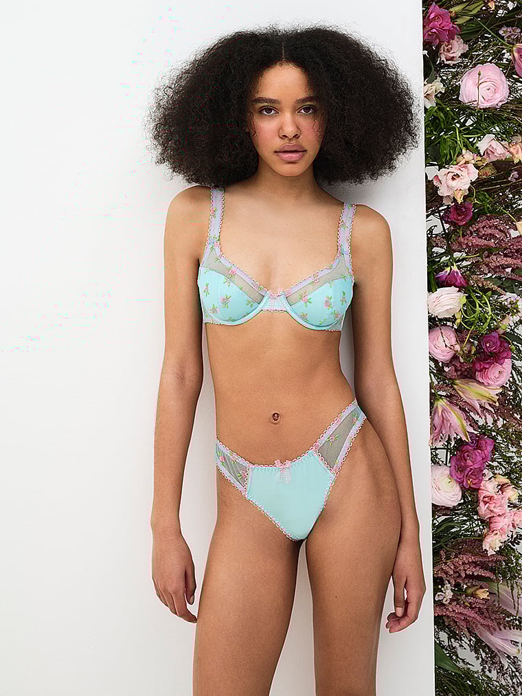 Victoria's Secret, For Love & Lemons Garden Party Bügel-BH, onModelSide, 3 of 4