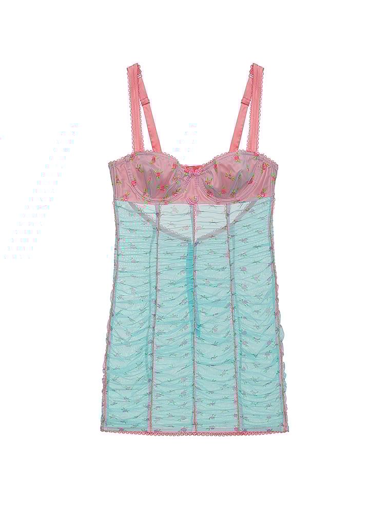 Victoria's Secret, For Love & Lemons Garden Party Negligé, offModelFront, 4 of 5
