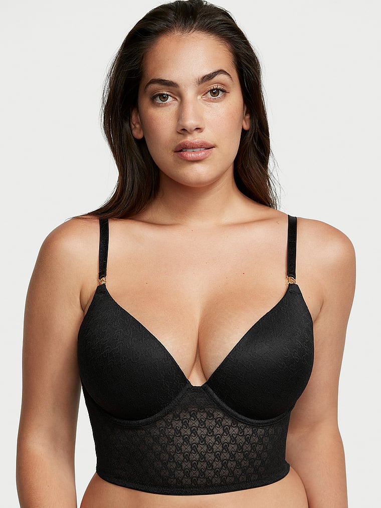 Victoria's Secret, Very Sexy Icon by Victoria's Secret Korsett-Oberteil mit Push-up-Effekt, onModelFront, 1 of 5