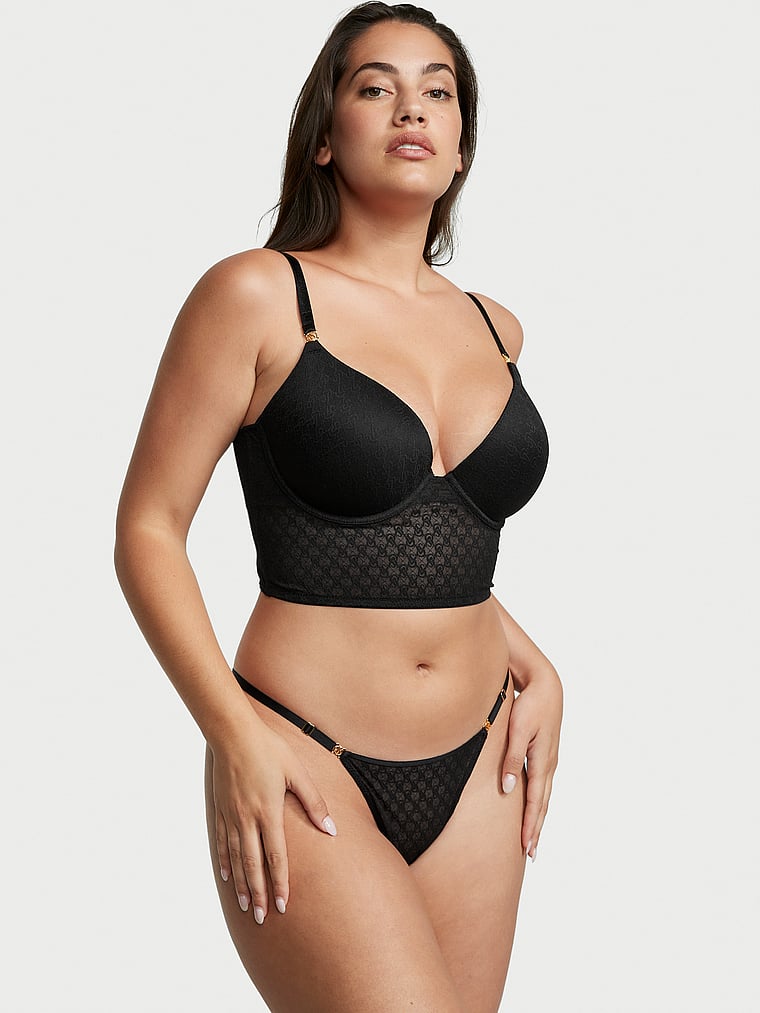 Victoria's Secret, Very Sexy Icon by Victoria's Secret Korsett-Oberteil mit Push-up-Effekt, onModelSide, 3 of 5
