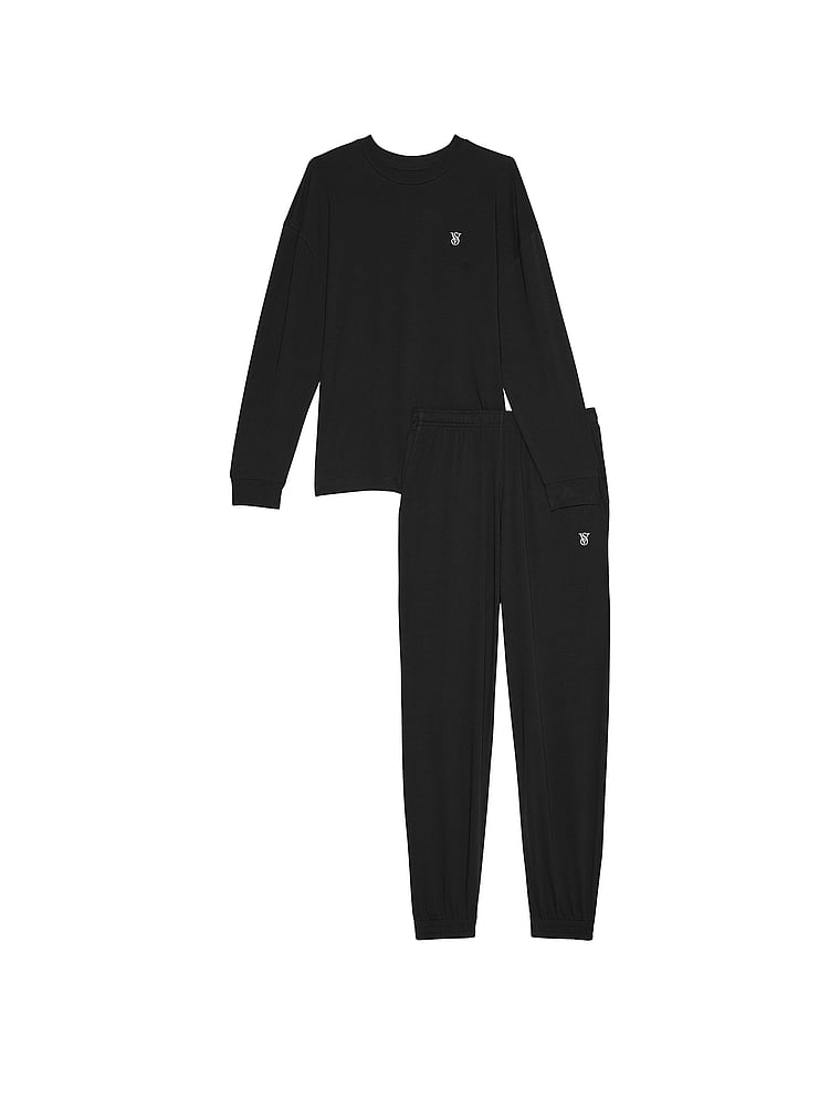 Victoria's Secret, Victoria's Secret Set mit langärmligem Shirt und Jogginghose, offModelFront, 3 of 3