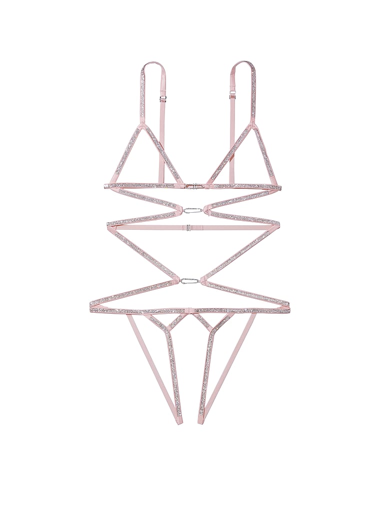 Victoria's Secret, Very Sexy Sugar Coated Ouvert-Body mit Strassverzierung, offModelFront, 3 of 4