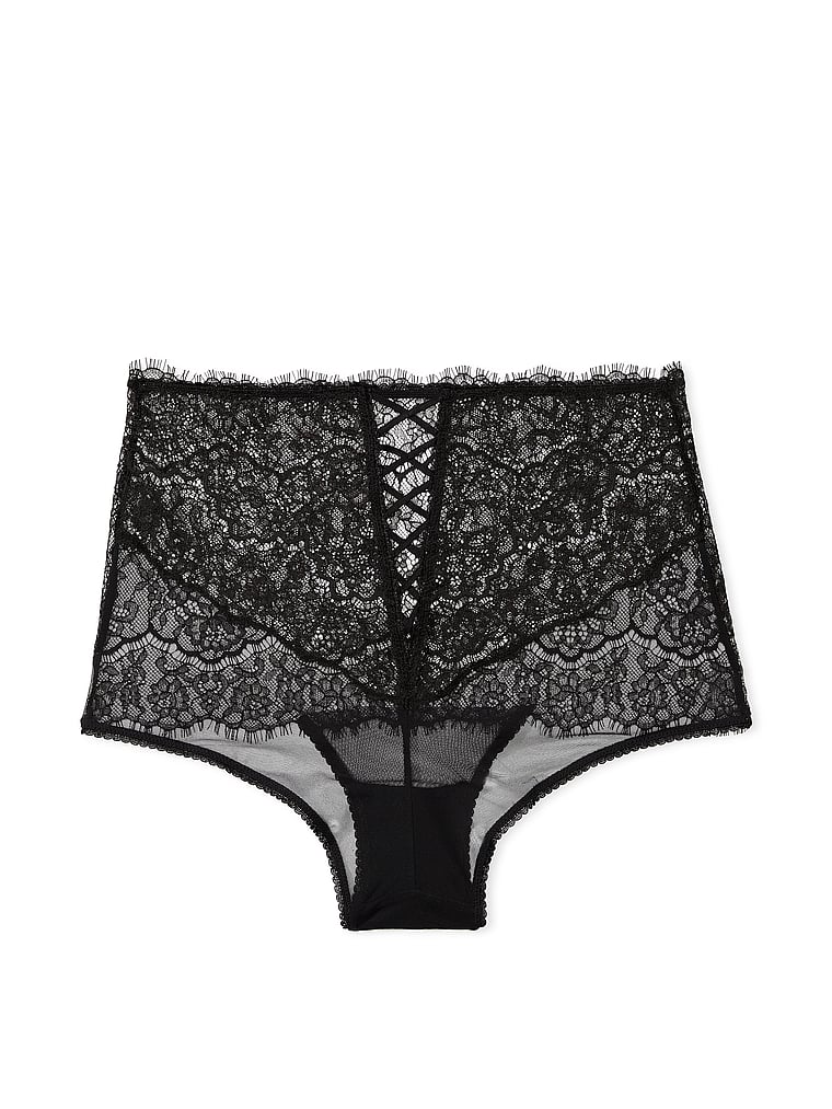 Victoria's Secret, Dream Angels Cheekini-Höschen aus Spitze mit hohem Bund, offModelFront, 4 of 4