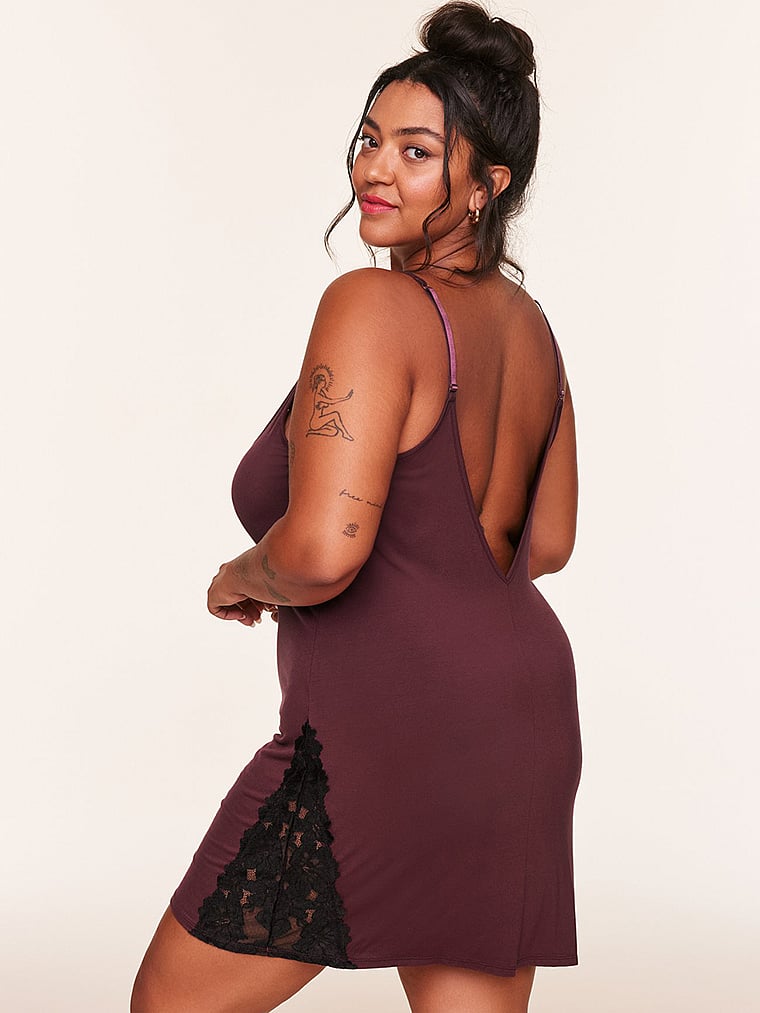 Victoria's Secret, Adore Me Arlene Negligé, onModelBack, 2 of 5