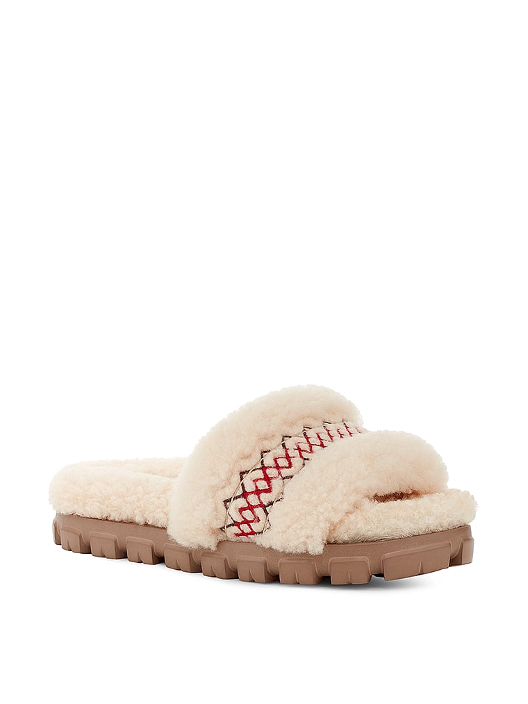 UGG® Cozetta UGG Braid Hausschuhe, offModelFront, 1 of 3
