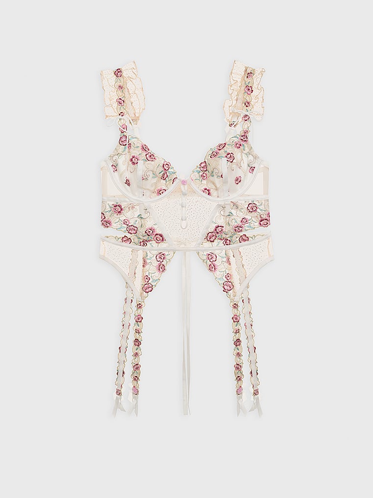 Victoria's Secret, For Love & Lemons Siena Bustier, offModelFront, 4 of 6