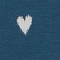 Blue Shibori Hearts