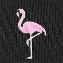 Pure Black Flamingo Print
